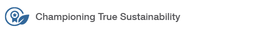 Clickable Icon for Championing True Sustainability